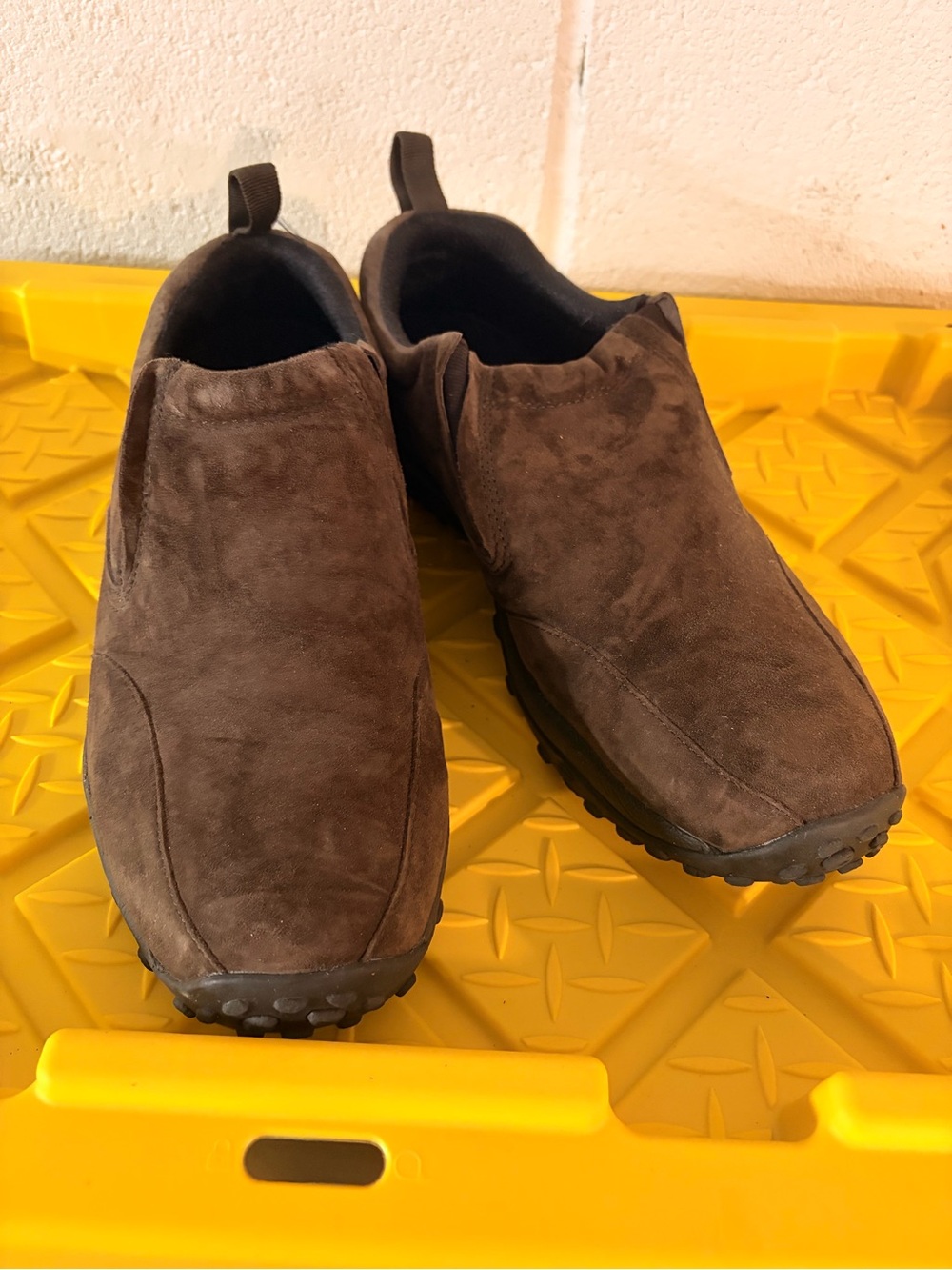 Men's Brown Suede Slip-On Loafers